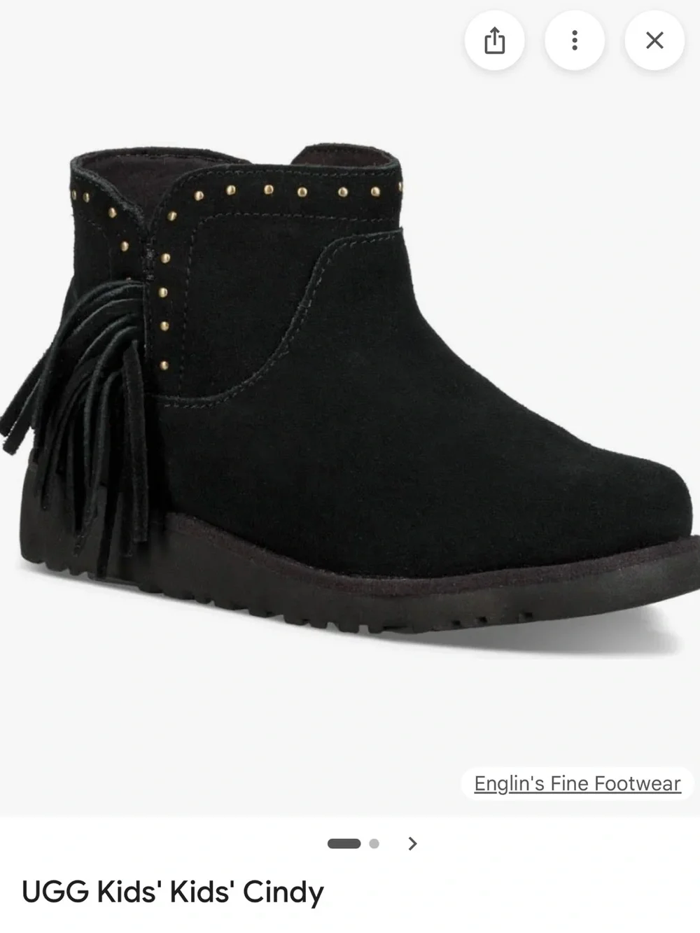 UGG Cindy Bootie leather boots